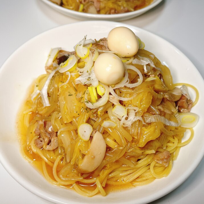 味覇で作る絶品あんかけパスタ